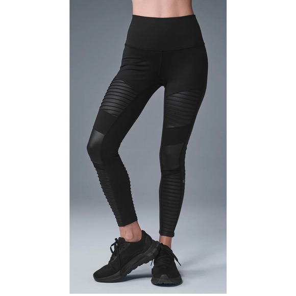 Alo 7/8 High-Waist Moto Legging - Picture 1 of 4